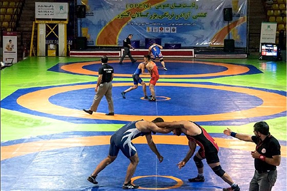 رقابت های کشتی آزاد و فرنگی بزرگسالان عمومی و قهرمانی باشگاههای استان خوزستان :